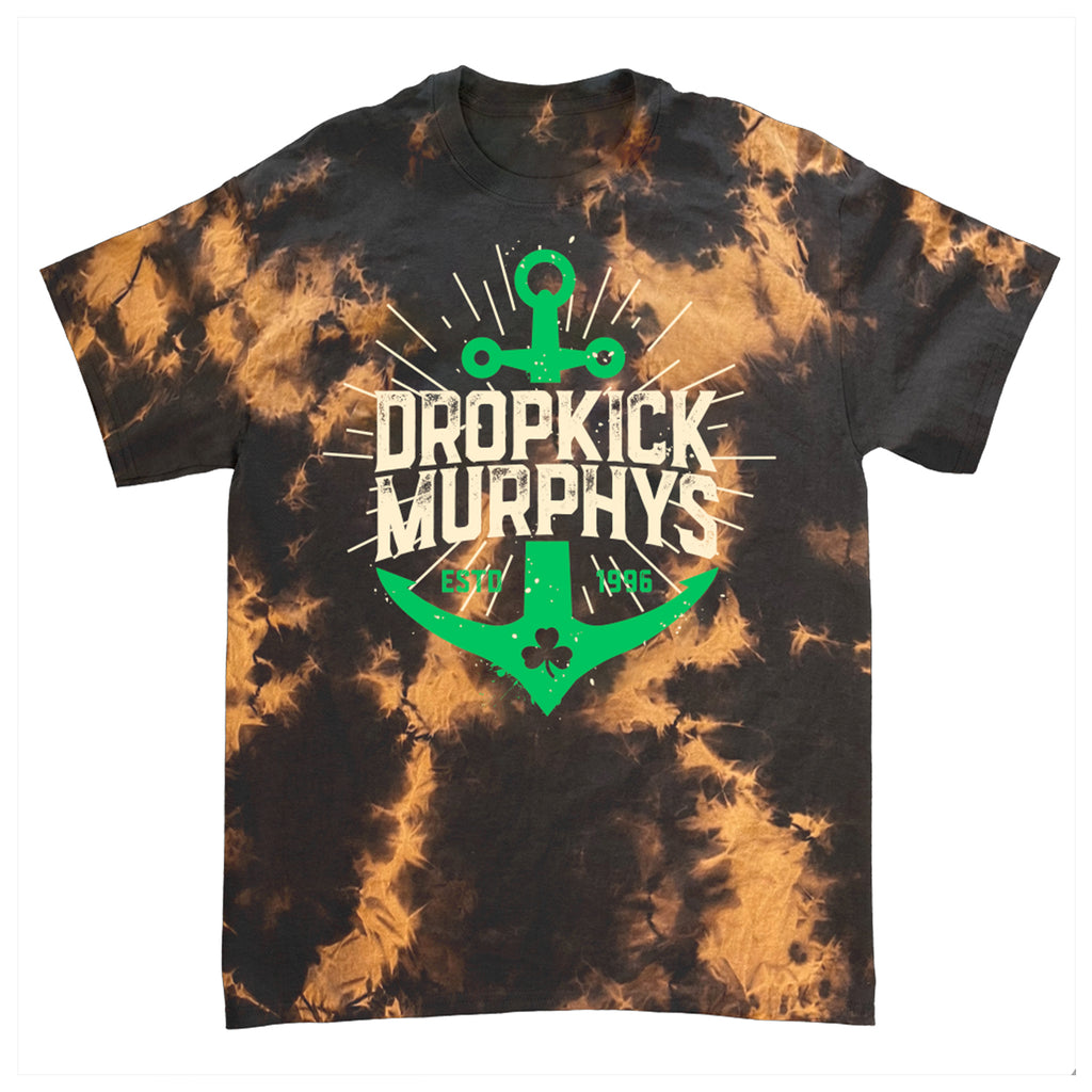 Dropkick Murphys - Anchor Dyed T-Shirt (Bleach Dye)