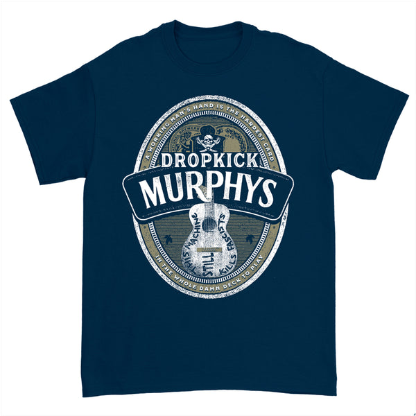 Dropkick Murphys - Beer Label T-Shirt (Navy)