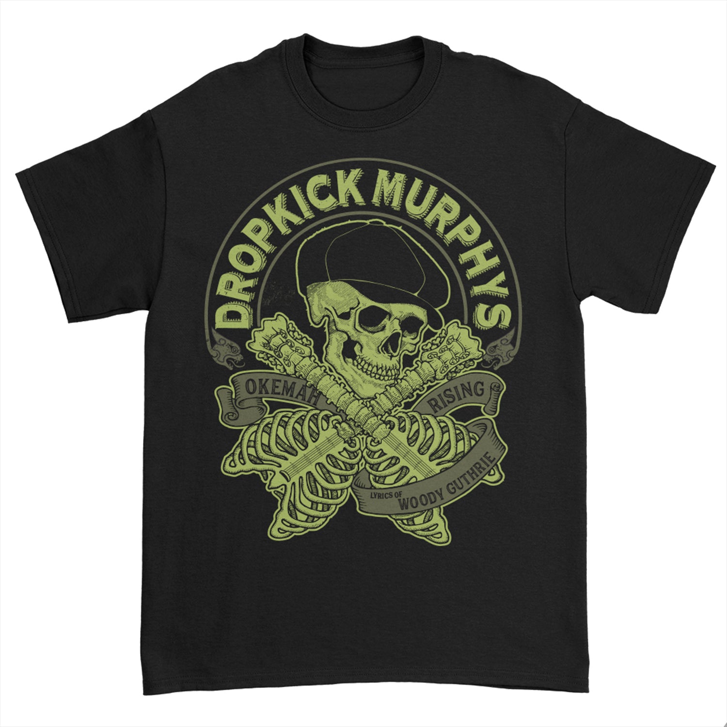 Dropkick Murphys - Skelly Guitar Bones (Black)