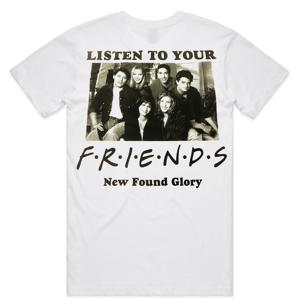 New Found Glory - f.r.i.e.n.d.s. T-Shirt (White)