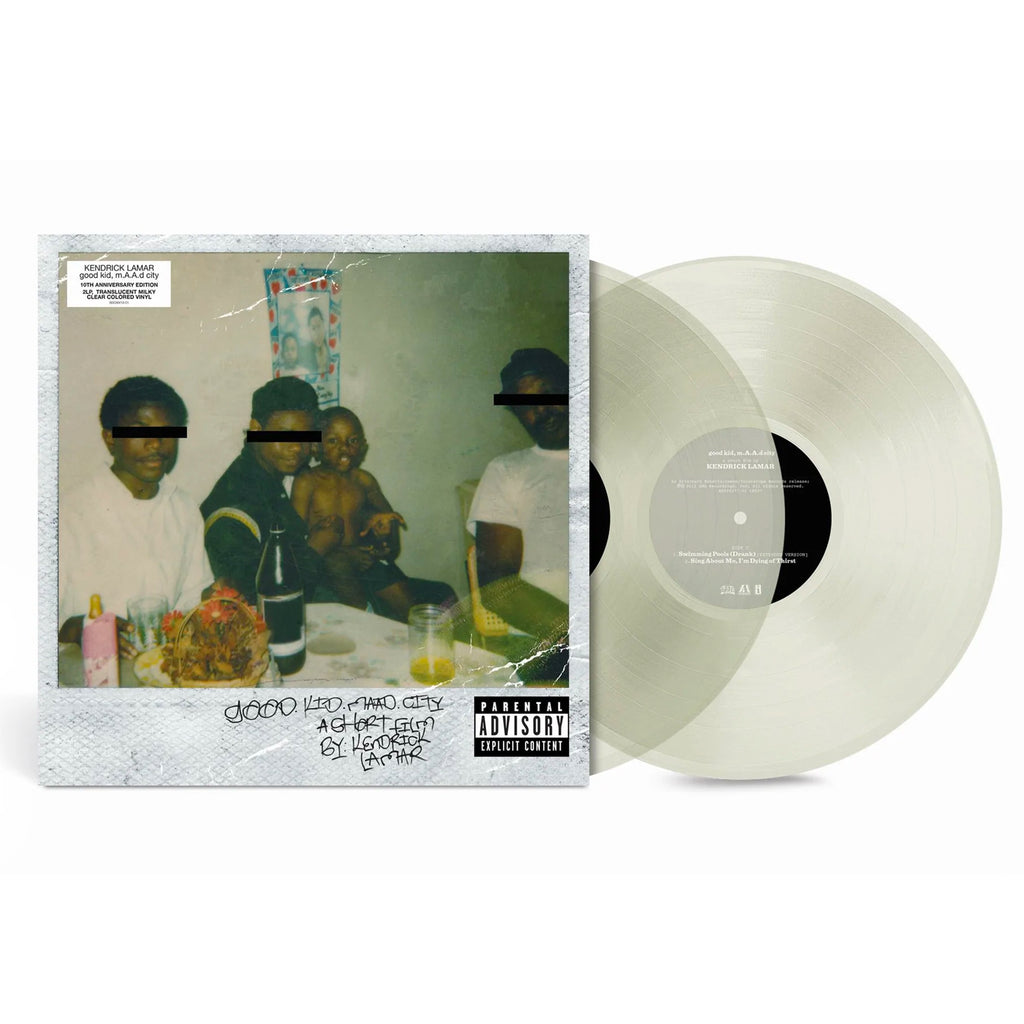 Kendrick Lamar - Good Kid, M.A.A.D City 2LP (10th Anniv. Edition - Translucent Milky Clear Vinyl)