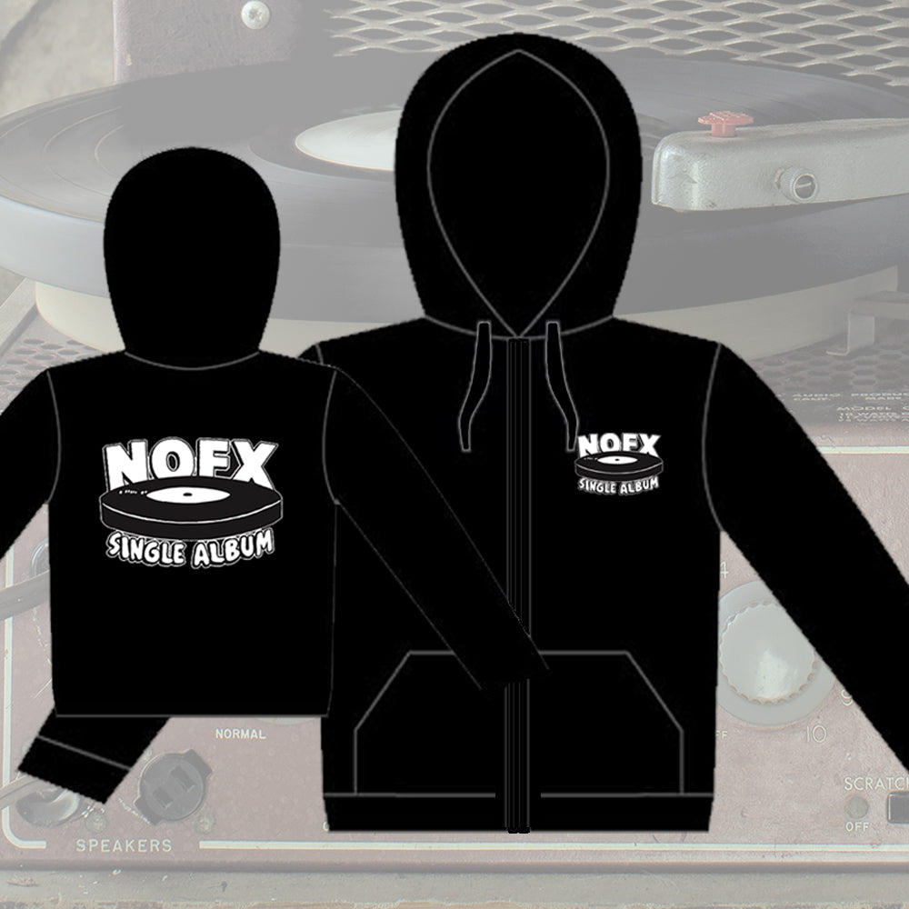 NOFX - Single Album Zip Hoodie (Black)