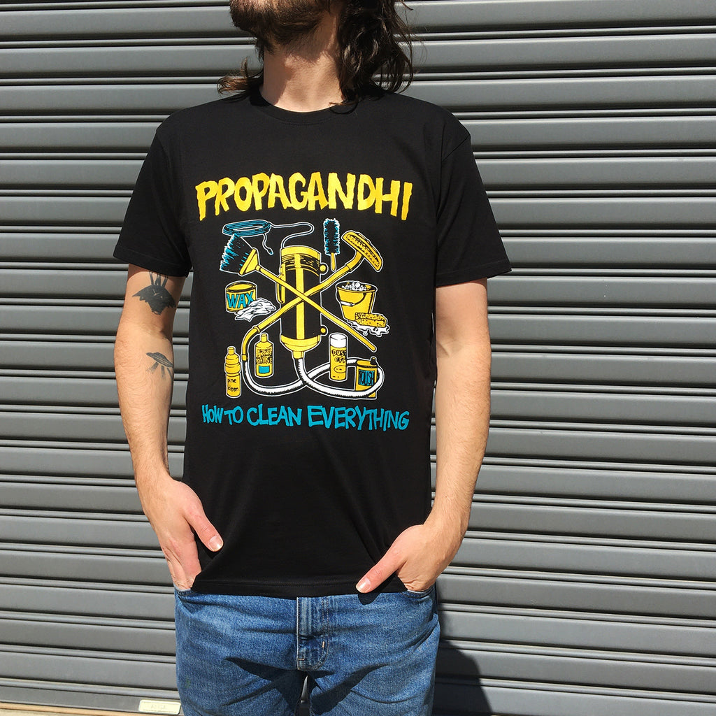 Propagandhi - How To Clean Everything Tee (Black)