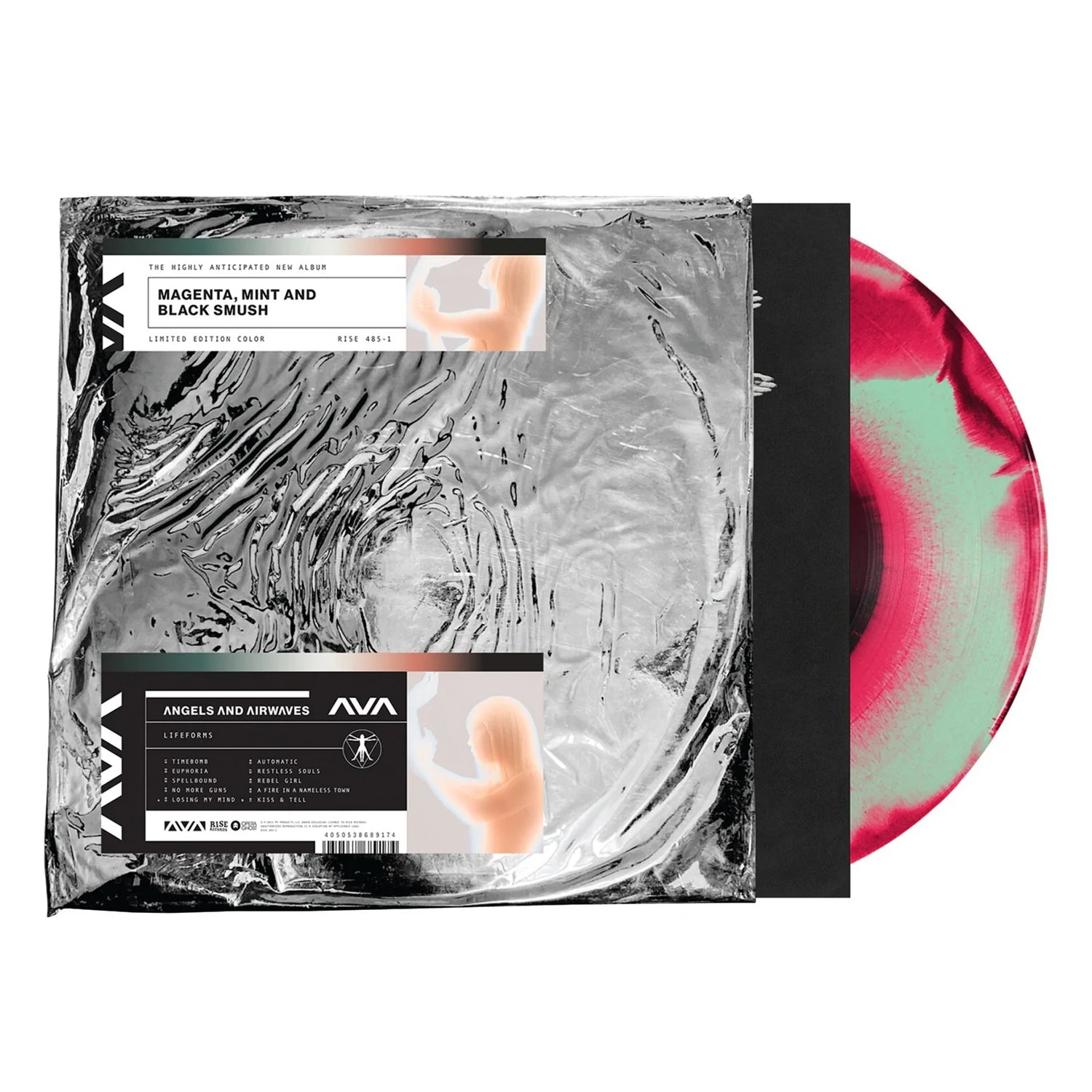Angels & Airwaves - Lifeforms LP (Magenta, Mint & Black Smush)