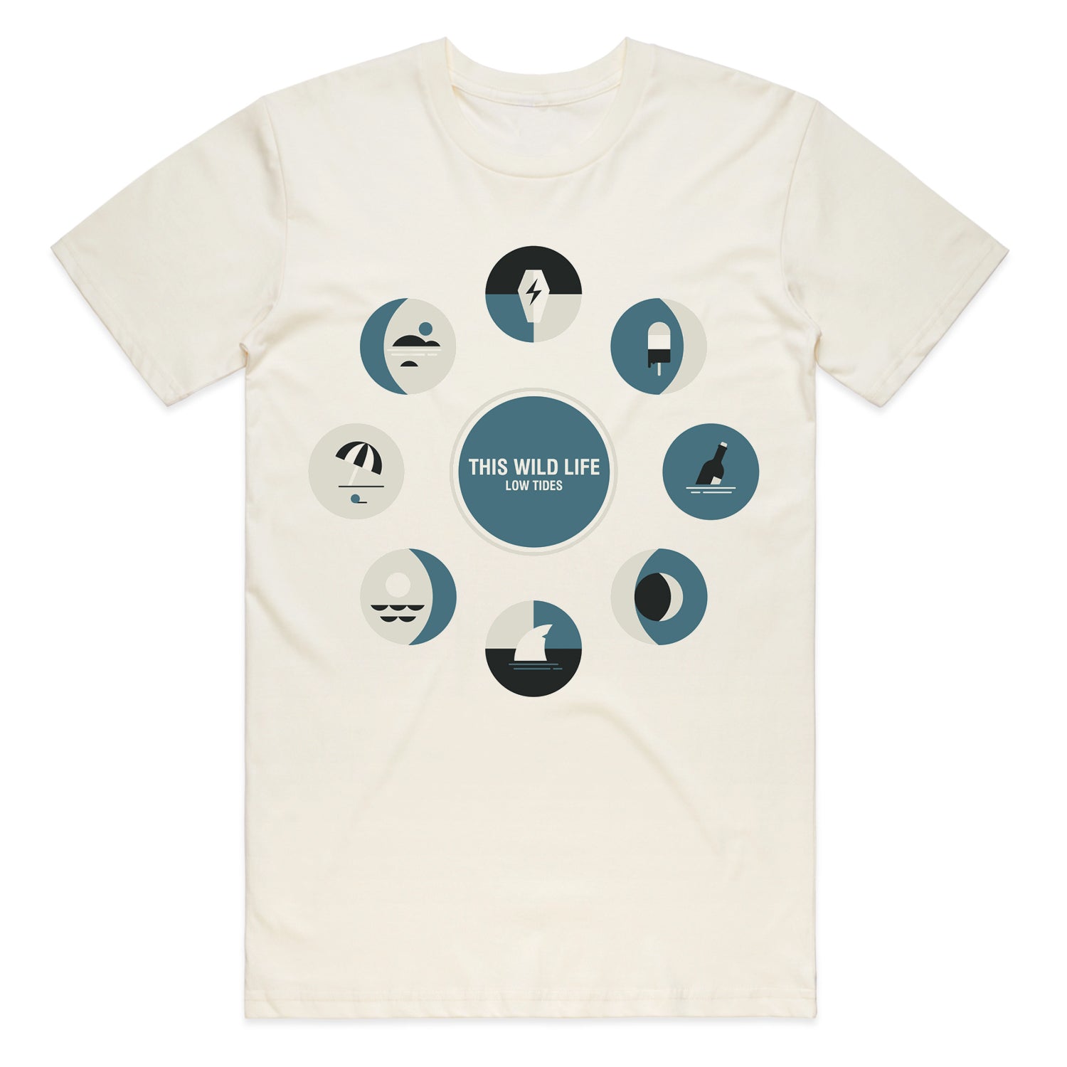 This Wild Life - Low Tides T-Shirt (Cream)