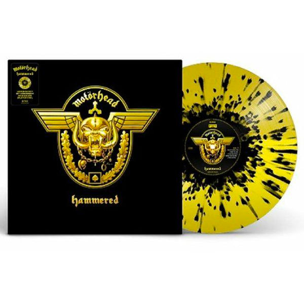 Motörhead - Hammered - 20th Anniversary Edition LP (Yellow & Black Splatter Vinyl)