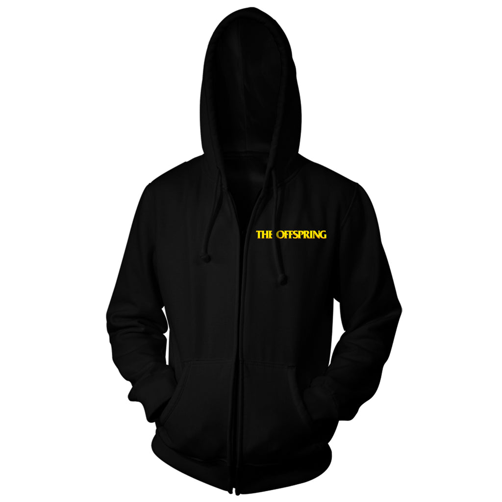 The Offspring - 3D Logo Zip Up Hoodie (Black)