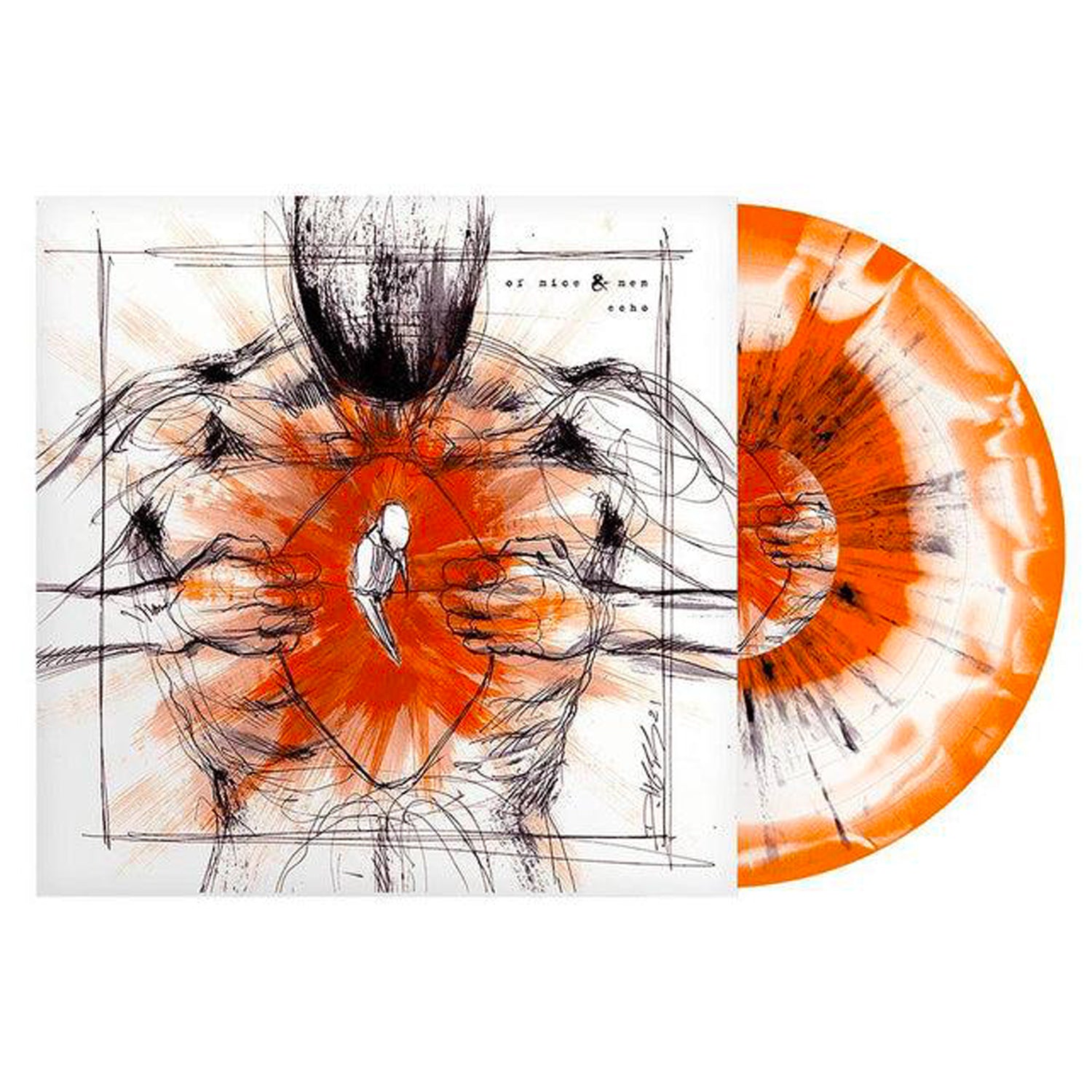 Echo LP (Ultra Clear/Orange Heavy Black Splatter Vinyl)