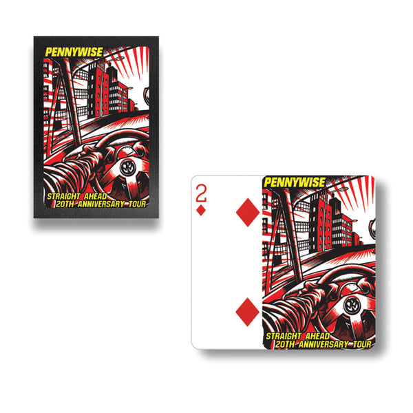 Pennywise - Straight Ahead 20th Anniversary Tour Playing Cards