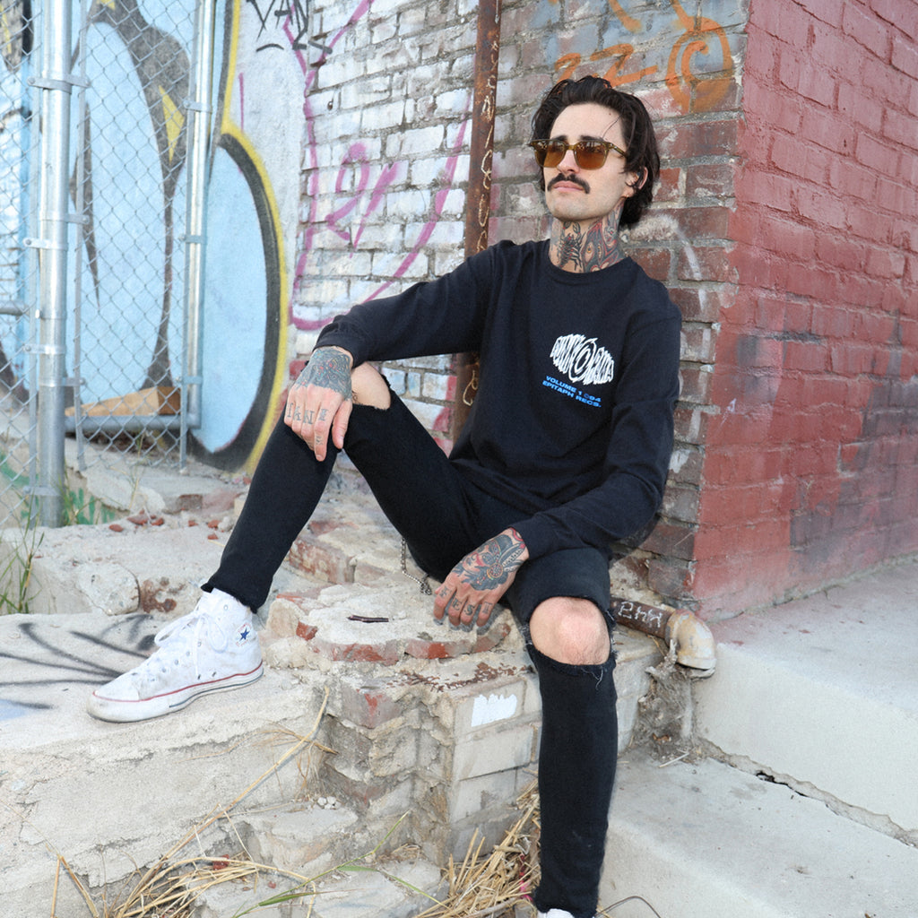 Punk O Rama - Punk O Rama Vol. 1 Band List Longsleeve (Black)