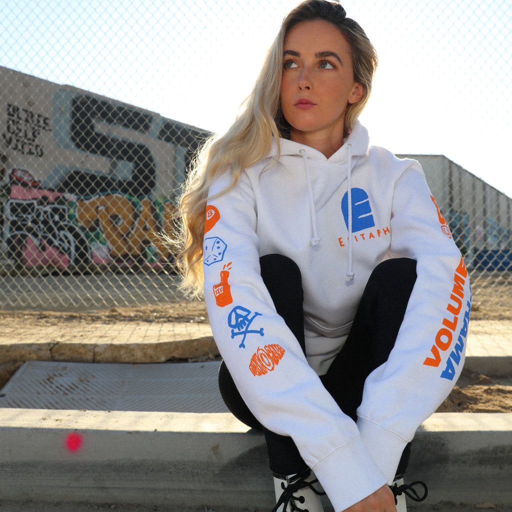 Punk O Rama - Punk O Rama Logo Pullover Hood (White)