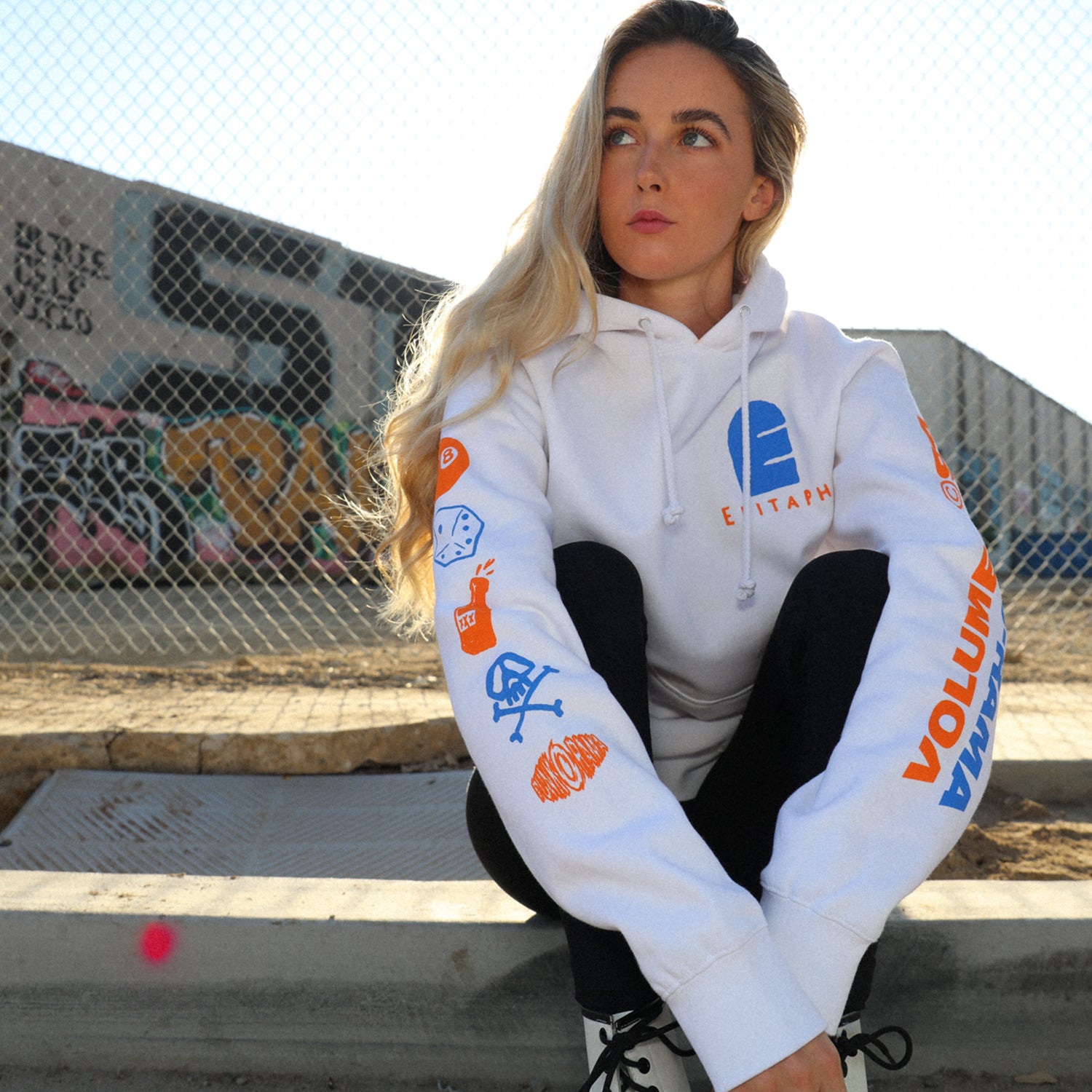 Punk O Rama - Punk O Rama Logo Pullover Hood (White)