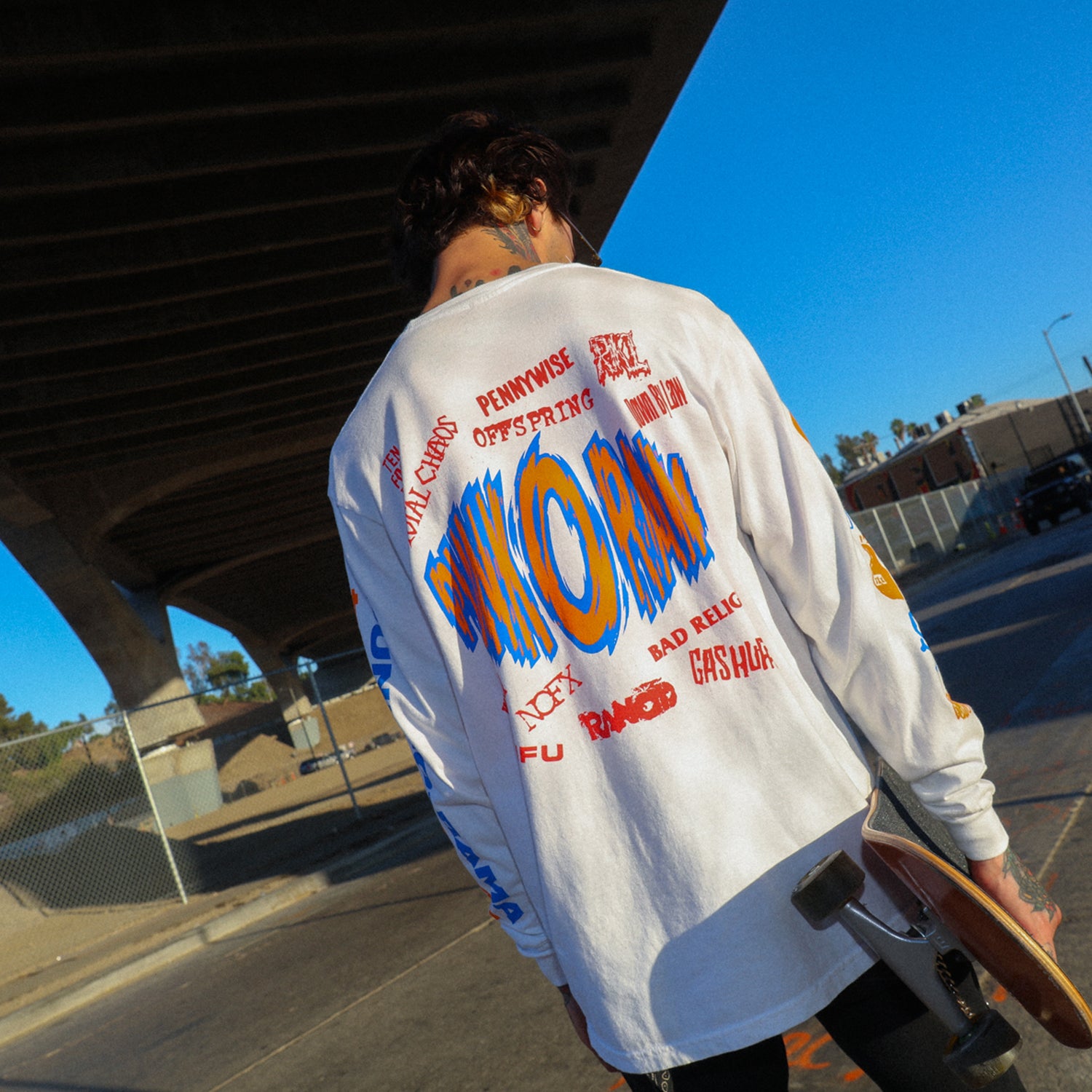 Punk O Rama - Punk O Rama Logo Longsleeve (White)