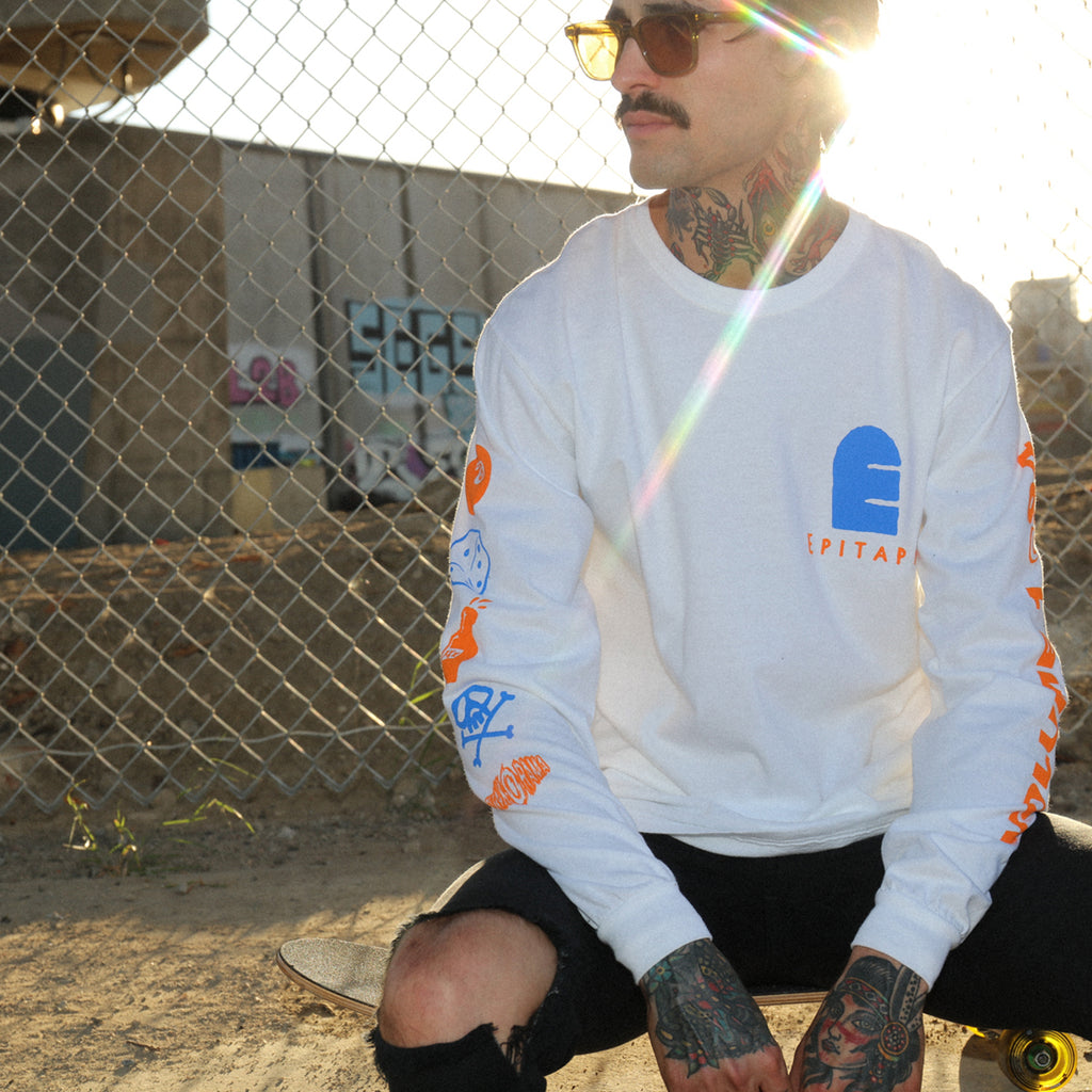 Punk O Rama - Punk O Rama Logo Longsleeve (White)