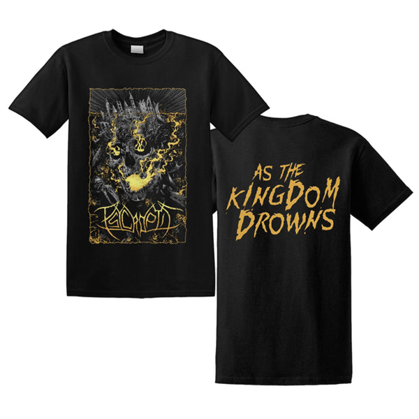 Psycroptic - As The Kingdom Drowns Skull T-Shirt (Black)