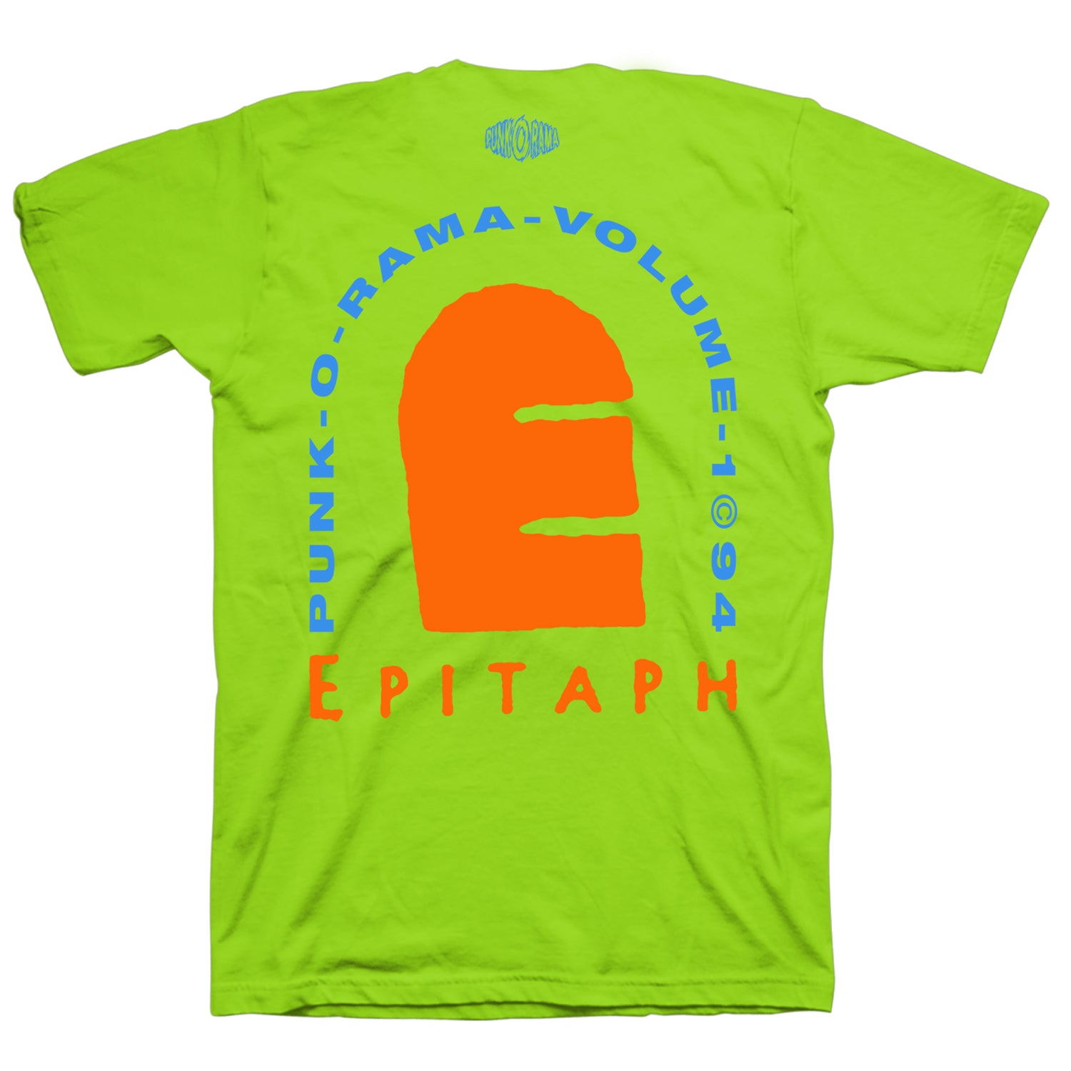 Punk O Rama - Punk O Rama Album Cover Tee (Lime Green)