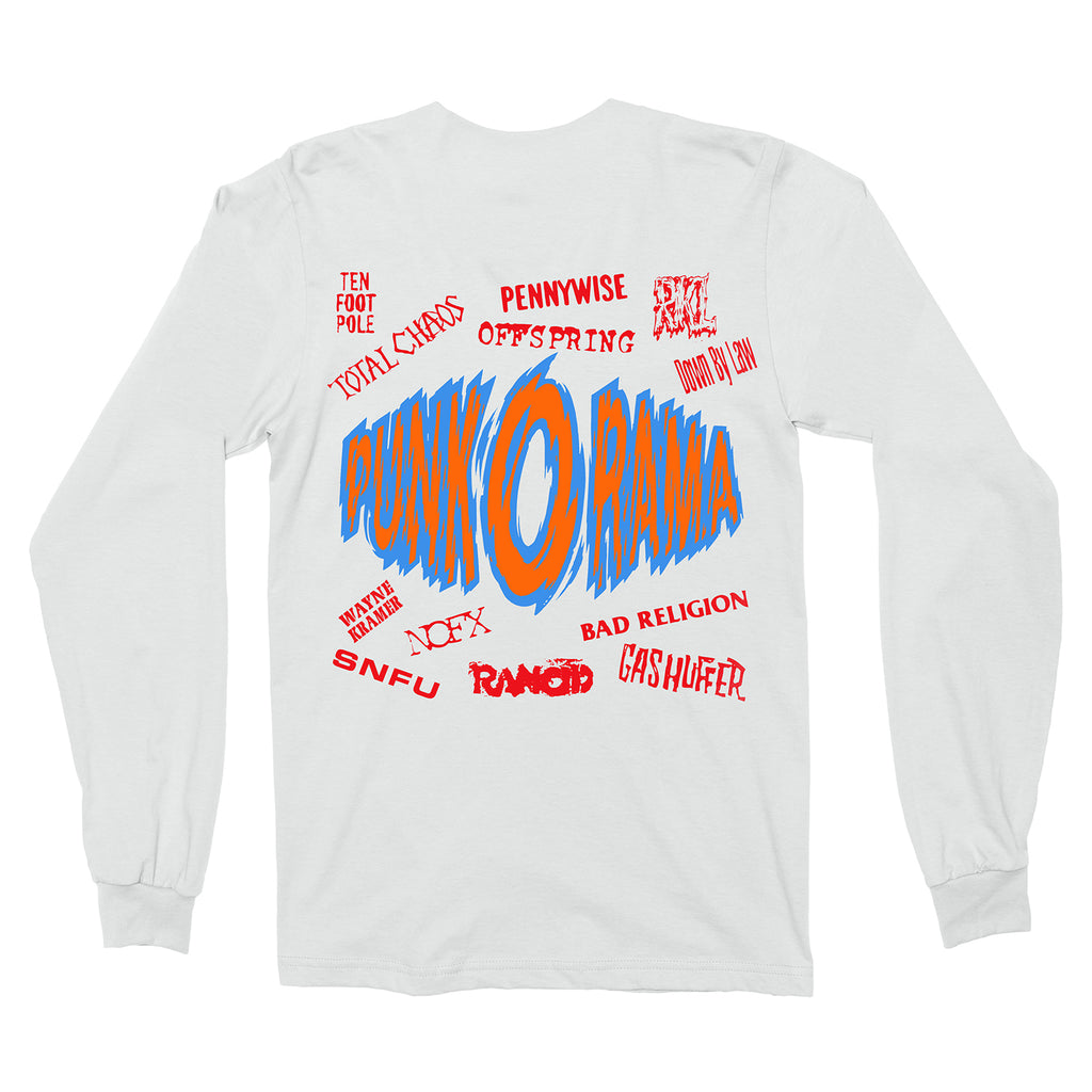Punk O Rama - Punk O Rama Logo Longsleeve (White)