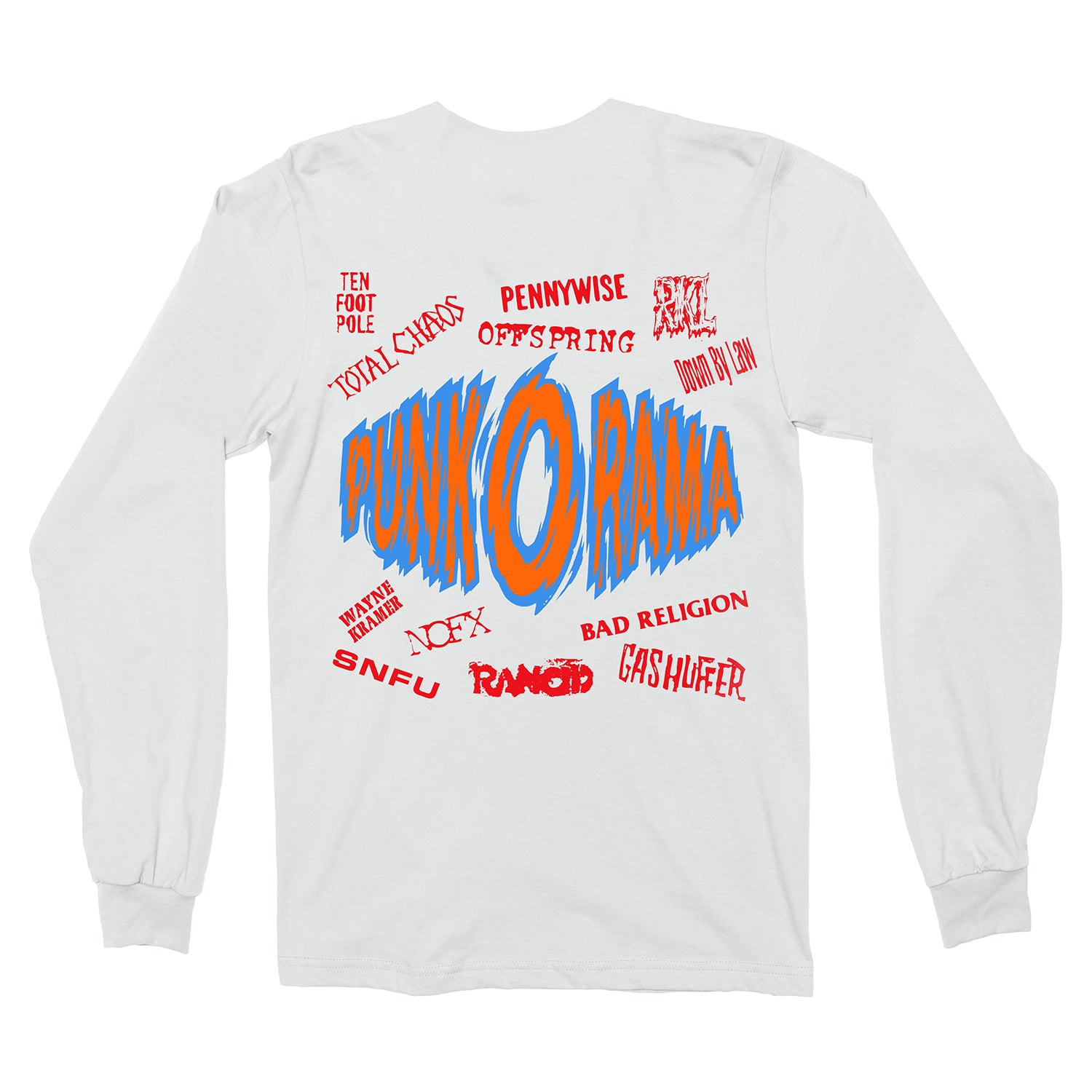 Punk O Rama - Punk O Rama Logo Longsleeve (White)