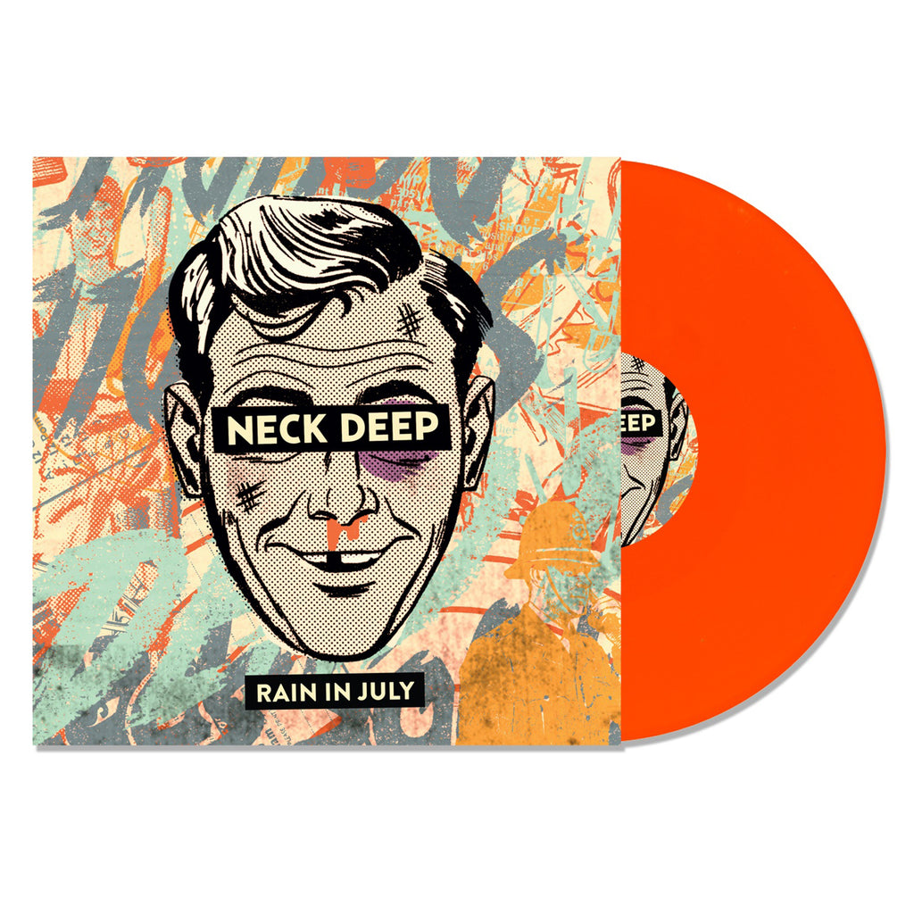 Neck Deep - Rain In July 10yr Anniversary LP (Orange Vinyl)