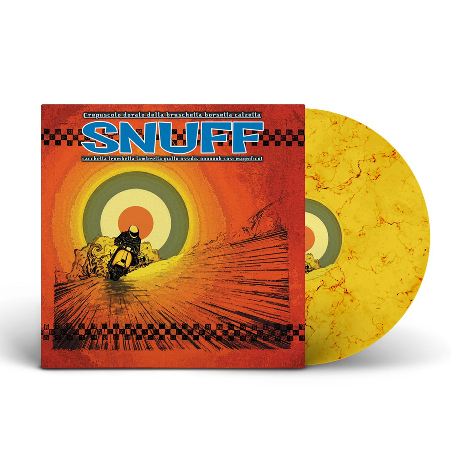 SNUFF - Crepuscolo Dorato Della Bruschetta Borsetta Calzetta Cacchetta Trombetta Lambretta Giallo Ossido, Ooooooh Così Magnifico! LP (Colour)