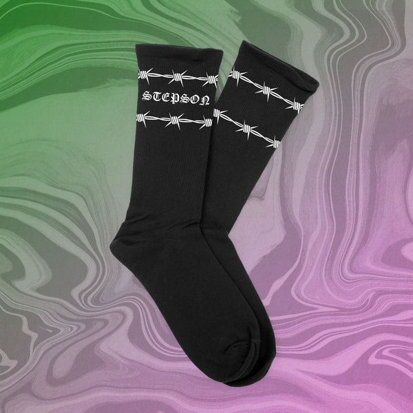 Stepson - Barbed Logo Socks (Black)