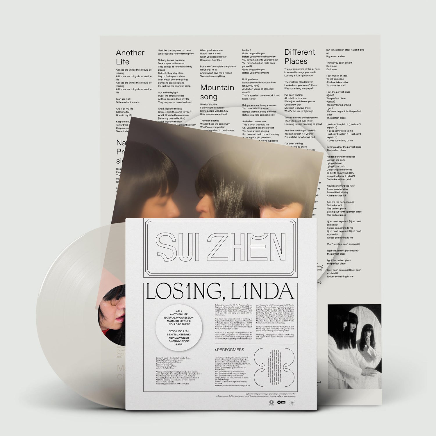 Sui Zhen - Losing, Linda LP (Cloudy Transparent)