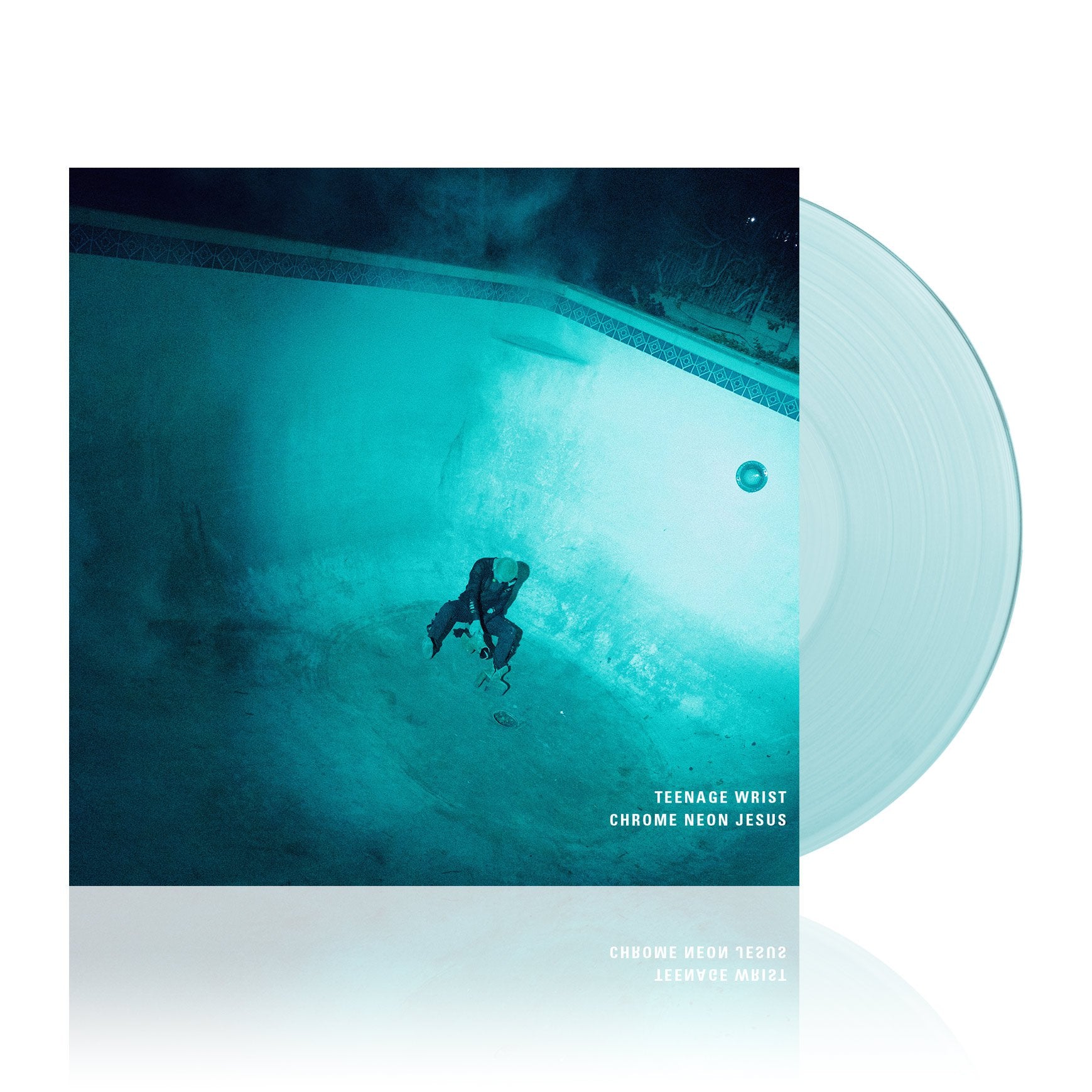 Chrome Neon Jesus LP (Transparent Blue)