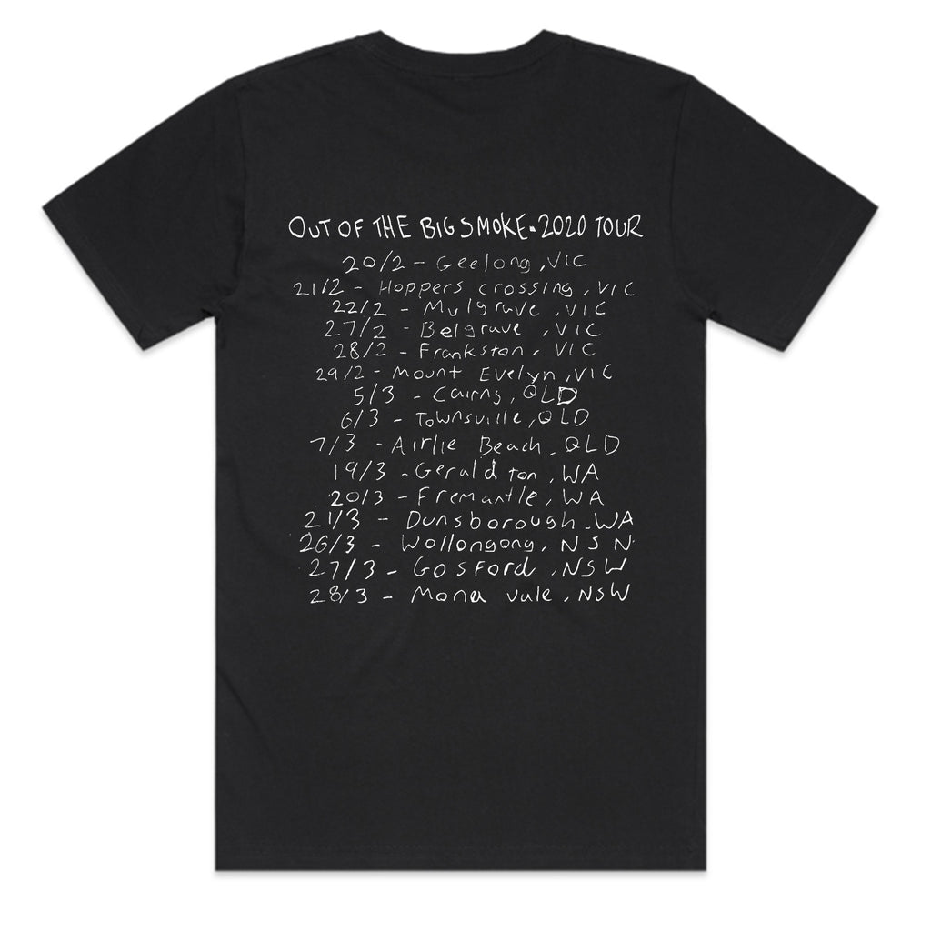  The Smith Street Band - The Big Smoke Tour Tee (Black)