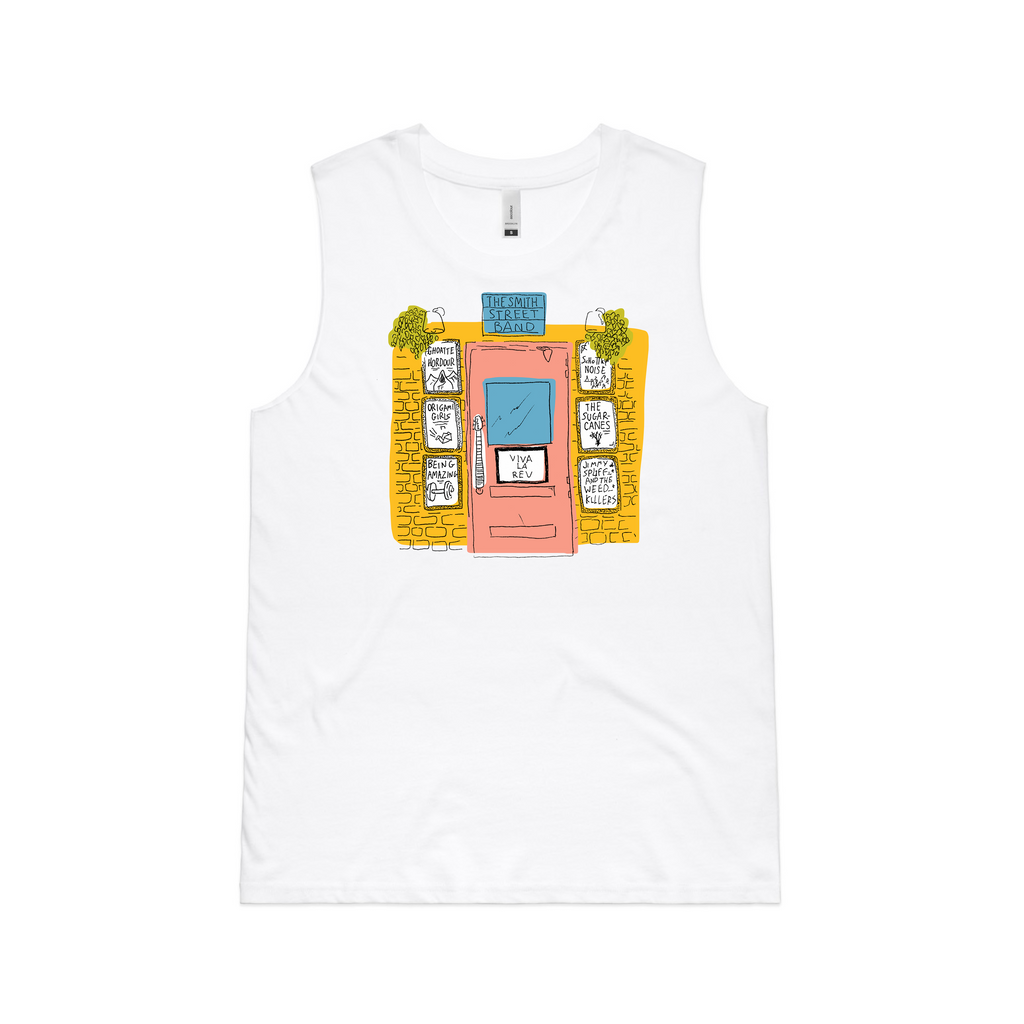 The Smith Street Band - Band Room Door Womens Tank (White)