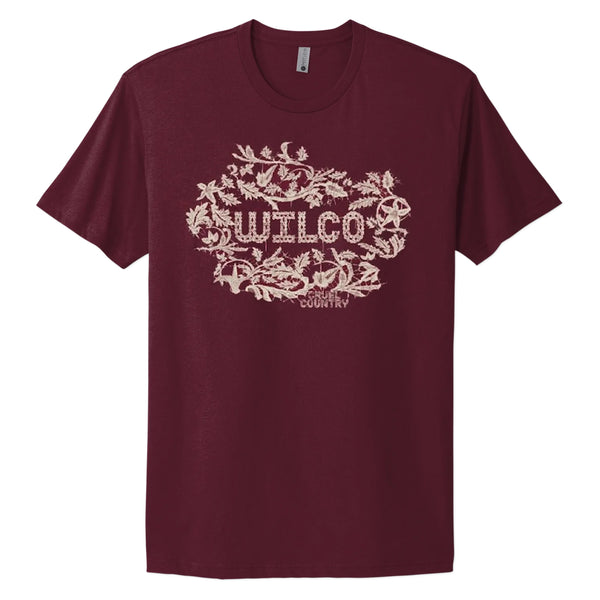 Wilco - Cruel Country T-Shirt (Maroon)